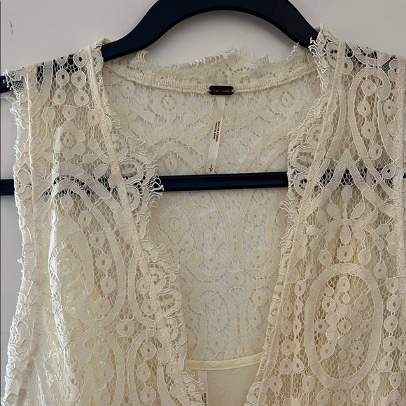 Free People Heart in Two Cream Ivory Lace Dress - Picture 6 of 11